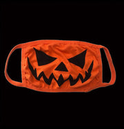 Trick pumpskin face mask