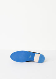 Suede Loafers-Schwarz/Blau